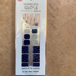 Dashing diva nail strips for toes. Unopened